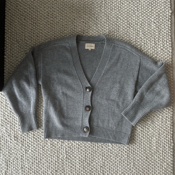 LOULOU Studio Gray Zanzibar Cardigan - Women’s Size S - Picture 2 of 5